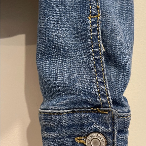 Distressed Vintage Mudd Floral Denim Jacket - Picture 5 of 10